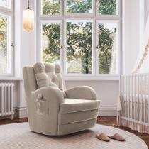 Poltrona de Balanço para Amamentação Bege
