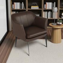 Poltrona de Couro Legítimo Cristie