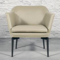 Poltrona de Couro Legítimo Cristie