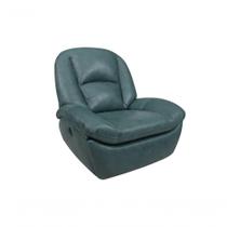 Poltrona De Couro Soft Glider Elétrica Turquese - Mempra Poltrona De Couro Soft Glider Elétrica Turquese - Mempra