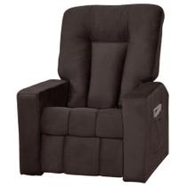 Poltrona de Descanso do Papai Reclinável em Suede Marrom Xtz - Larbelle Poltrona de Descanso do Papai Reclinável em Suede Marrom Xtz - Larbelle