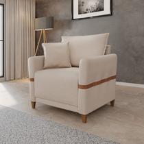 Poltrona de Leitura Confort Premium para Sala de Estar Canela Poltrona de Leitura Confort Premium para Sala de Estar Canela
