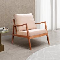 Poltrona de Madeira Maciça Tauari e Corda Naútica e Estofada Imani Living Outdoor Poltrona de Madeira Maciça Tauari e Corda Naútica e Estofada Imani Living Outdoor