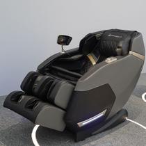 Poltrona de Massagem Elétrica 3D Marvin Reclinação Gravidade Zero Tela LCD PU Preto G94 - Gran Belo
