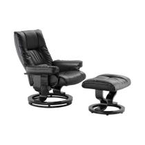 Poltrona De Massagem Preta material sintético Minnesota Rivatti