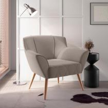 Poltrona de Sala para Decoração Italva Inca Sépia Poltrona de Sala para Decoração Italva Inca Sépia