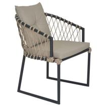 Poltrona de Varanda Alumínio Modelo Eros Corda Naval
