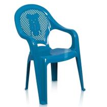 Poltrona Decorada Teddy Infantil 58x26 cm Azul