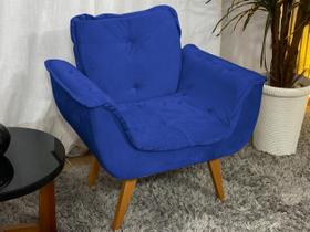 Poltrona Decorativa 1 Lugar Azul 325 Rebeca Poltrona Decorativa 1 Lugar Azul 325 Rebeca