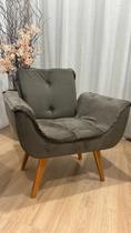 Poltrona Decorativa 1 Lugar Marrom 500 Rebeca Poltrona Decorativa 1 Lugar Marrom 500 Rebeca