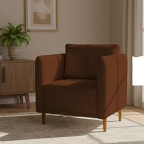 Poltrona Decorativa Aviv Para Sala Escritório Recepção Luxo Linho Premium Easy Clean Poltrona Decorativa Aviv Para Sala Escritório Recepção Luxo Linho Premium Easy Clean