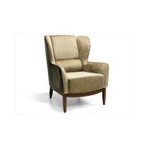 Poltrona Decorativa Base Madeira Lorena Composê B-98/B-68 - Domi
