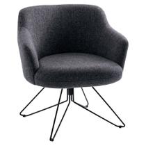 Poltrona Decorativa Base Orby Fixa Jade C-469 Linho Mescla - Domi Poltrona Decorativa Base Orby Fixa Jade C-469 Linho Mescla - Domi