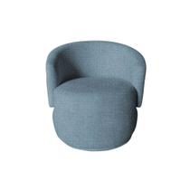 Poltrona Decorativa Beatriz Orgânica Linho Azul Poltrona Decorativa Beatriz Orgânica Linho Azul