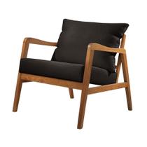 Poltrona Decorativa Bia Luxo Madeira Maciça Castellar Móbile