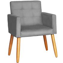 Poltrona Decorativa Cadeira Escritório Recepção Sala de estar