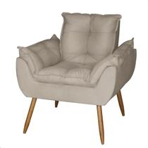 Poltrona Decorativa Cadeira Estofada Para Sala Quarto Escritório Recepção Opala Poltrona Decorativa Cadeira Estofada Para Sala Quarto Escritório Recepção Opala