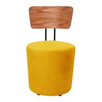 Poltrona Decorativa Cadeira Liz Banco Puff Redondo
