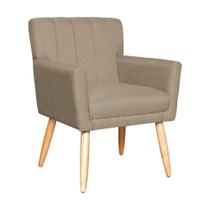 Poltrona Decorativa Cecília Linho Cores - DS Estofados Poltrona Decorativa Cecília Linho Cores - DS Estofados