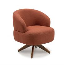 Poltrona Decorativa Chair Premium Giratória Sala Dekorien