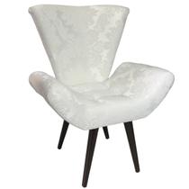 Poltrona Decorativa Elegance 48 Branco Poltrona Decorativa Elegance 48 Branco