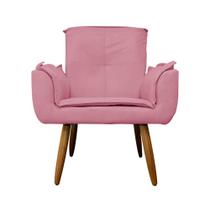 Poltrona Decorativa Emília Plus Suede Cores Variadas - Ds Estofados