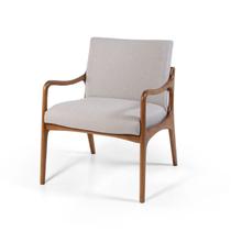 Poltrona Decorativa Estofada para Sala Garbo Cinza Claro Straub Web Poltrona Decorativa Estofada para Sala Garbo Cinza Claro Straub Web