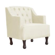 Poltrona Decorativa Genesis para Sala Suede Cores - DS Estofados