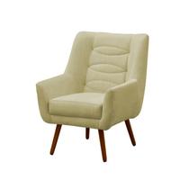 Poltrona Decorativa Gênova Estofada Com Matalassê Bordado E Pés Palito 7060 Veludo Bege Com Detalhes Konfort Móveis Poltrona Decorativa Gênova Estofada Com Matalassê Bordado E Pés Palito 7060 Veludo Bege Com Detalhes Konfort Móveis