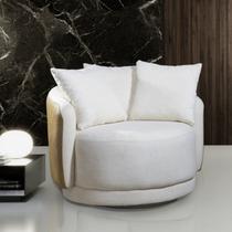 Poltrona Decorativa Giratória Hera Produto Exclusivo