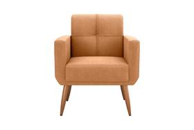 Poltrona Decorativa Havana Boucle Mostarda F-493