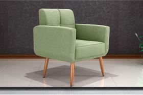 Poltrona Decorativa Havana Boucle Oliva F494 - Matrix Poltrona Decorativa Havana Boucle Oliva F494 - Matrix