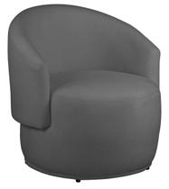 Poltrona Decorativa Heitor Sala Escritório e Recepção Suede Grafite Eli Móveis e Decoração Poltrona Decorativa Heitor Sala Escritório e Recepção Suede Grafite Eli Móveis e Decoração