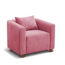 Poltrona Decorativa Helena Suede Pink - Inova Decorações Poltrona Decorativa Helena Suede Pink - Inova Decorações