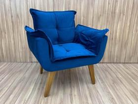Poltrona Decorativa Julia Azul