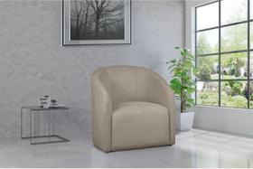 Poltrona Decorativa Julia Boucle Cappuccino - LM DECOR