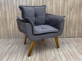 Poltrona Decorativa Julia Marrom