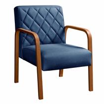 Poltrona Decorativa Lara Cadeira Moderna Decoração Matelassê
