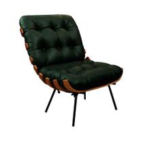 Poltrona Decorativa Laura 65cm material sintético - Sallar Home