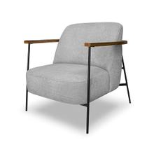 Poltrona Decorativa Lia Boucle Cinza - Loja Sheep