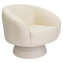 Poltrona Decorativa Liz Base Fixa Bouclé Off White - Nexta Casa