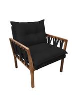 Poltrona decorativa luxo safira dora bela