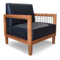 Poltrona Decorativa Marilia Corano Preto Base em Madeira Castanho - Pallazio Poltrona Decorativa Marilia Corano Preto Base em Madeira Castanho - Pallazio