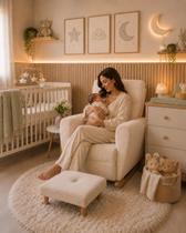 Poltrona Decorativa Melinda Balanço Vovo Boucle Puff Poltrona Decorativa Melinda Balanço Vovo Boucle Puff