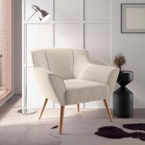 Poltrona Decorativa Mendes Inca Areia Poltrona Decorativa Mendes Inca Areia