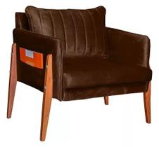 Poltrona Decorativa Milão Luxo