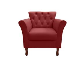 Poltrona Decorativa Moderna Cadeira Estofada Sala Quarto Escritório Viena
