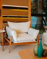 Poltrona Decorativa Moderna - Cleo - Bianchi Móveis Poltrona Decorativa Moderna - Cleo - Bianchi Móveis