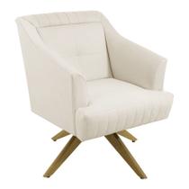 Poltrona Decorativa Moderna Para Sala Quarto Clinica - Safira