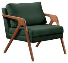 Poltrona Decorativa Mona Luxo Madeira Maciça Poltrona Decorativa Mona Luxo Madeira Maciça